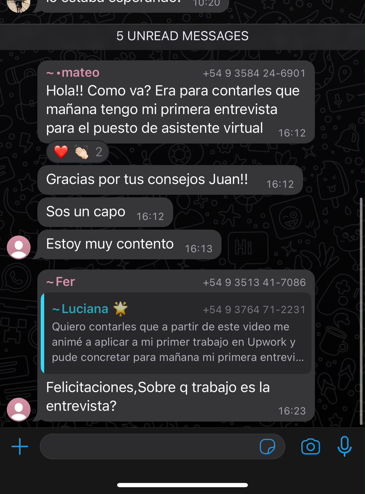 Mateo · entrevista asistente virtual